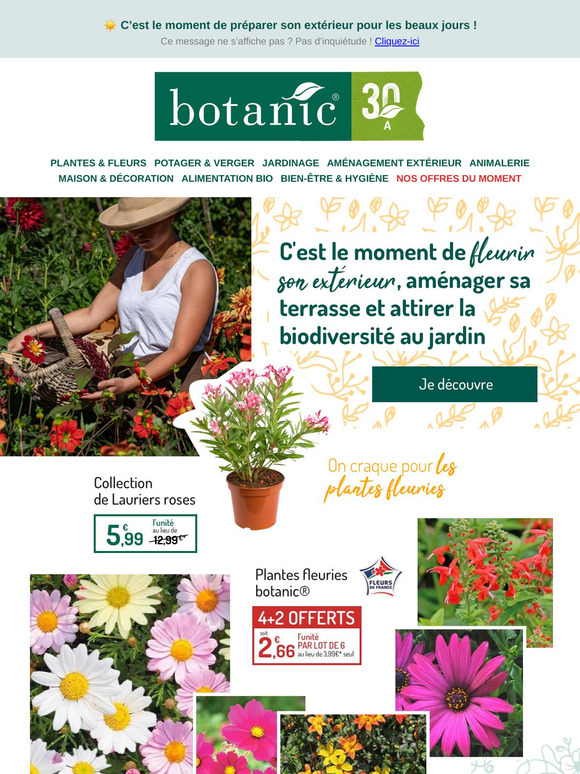 ☀ C’est le moment de préparer son extérieur pour les beaux jours !