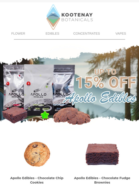 15% Off Apollo Edibles—420 Plans, Upgraded