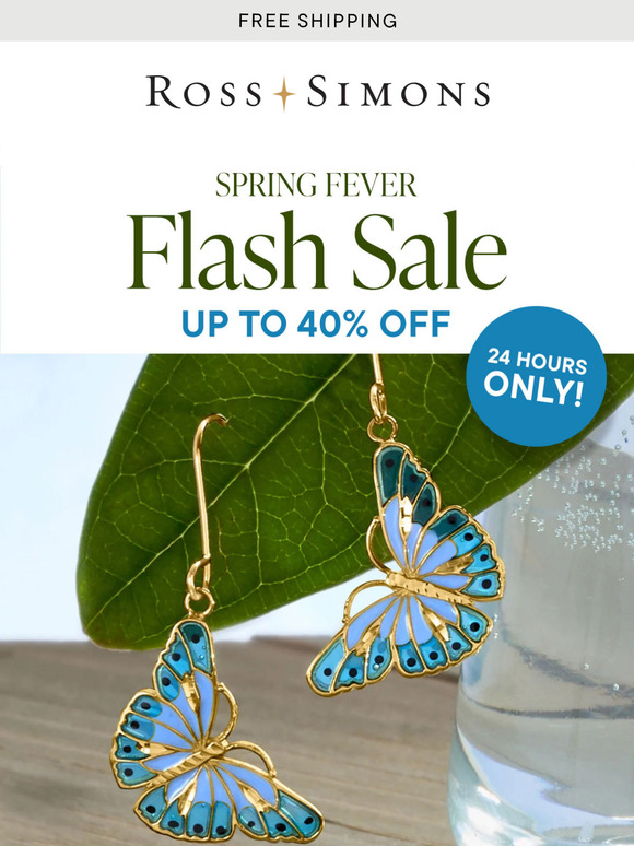 Spring Fever FLASH SALE: Up to 40% off fabulous fine jewelry!