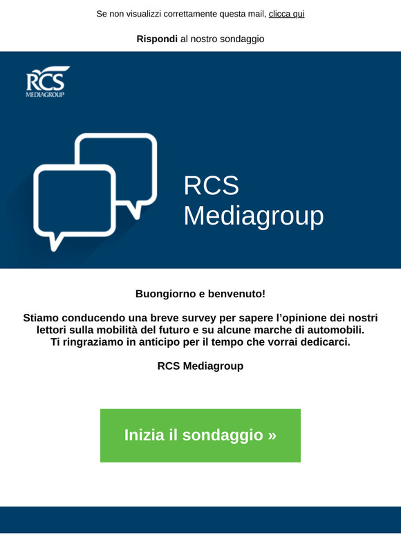Survey su mobilità del futuro e automobili