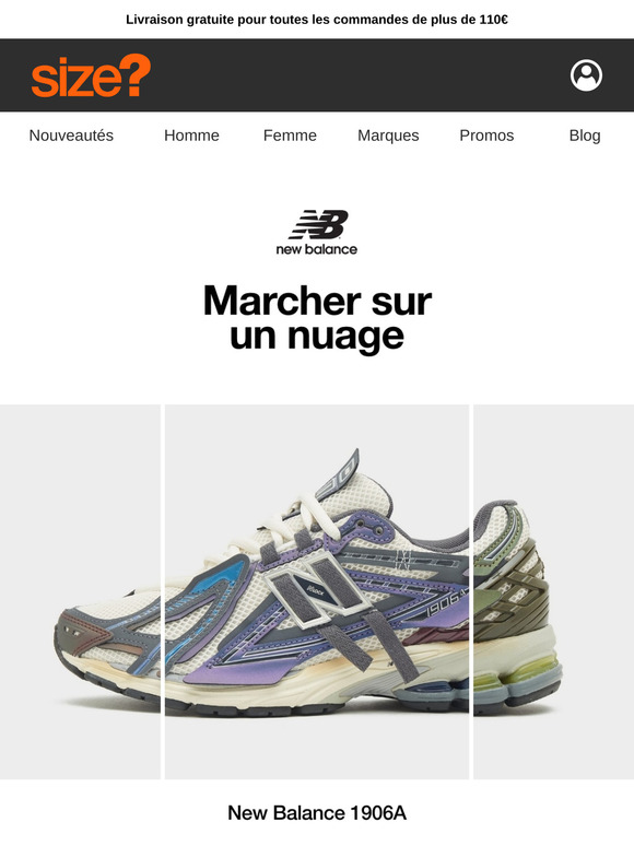NEW BALANCE: MARCHE SUR UN NUAGE