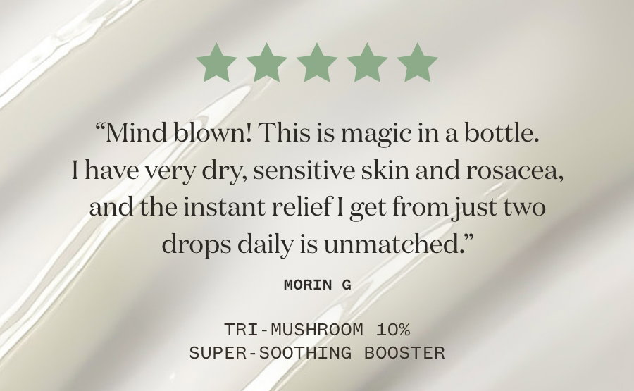 Tri mushroom soothing booster customer testimonial