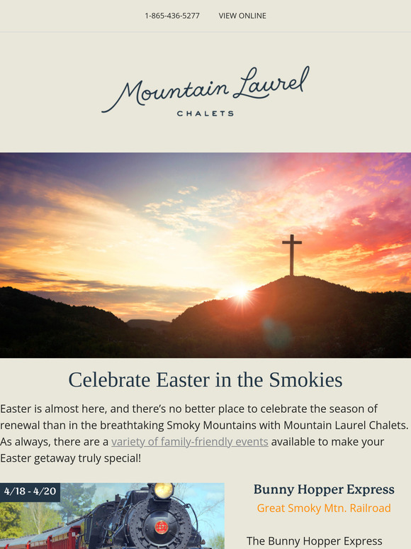 Celebrate Easter in the Smokies! 🎉