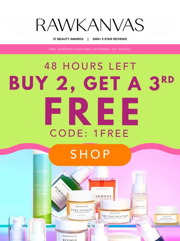 48 Hours Left! Get FREE skincare,  🧴💫