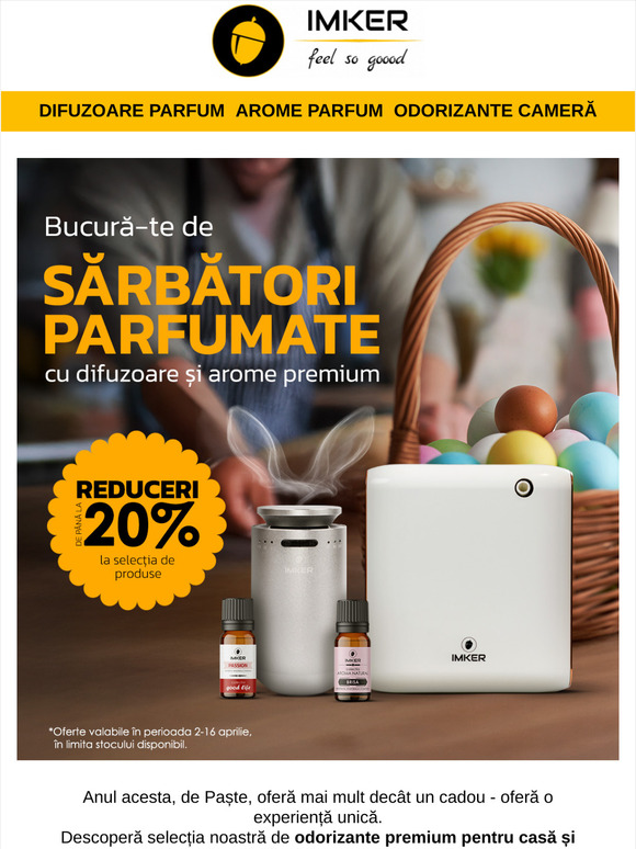 Ai Până la 20% REDUCERE 🎁 Surprize de Paște