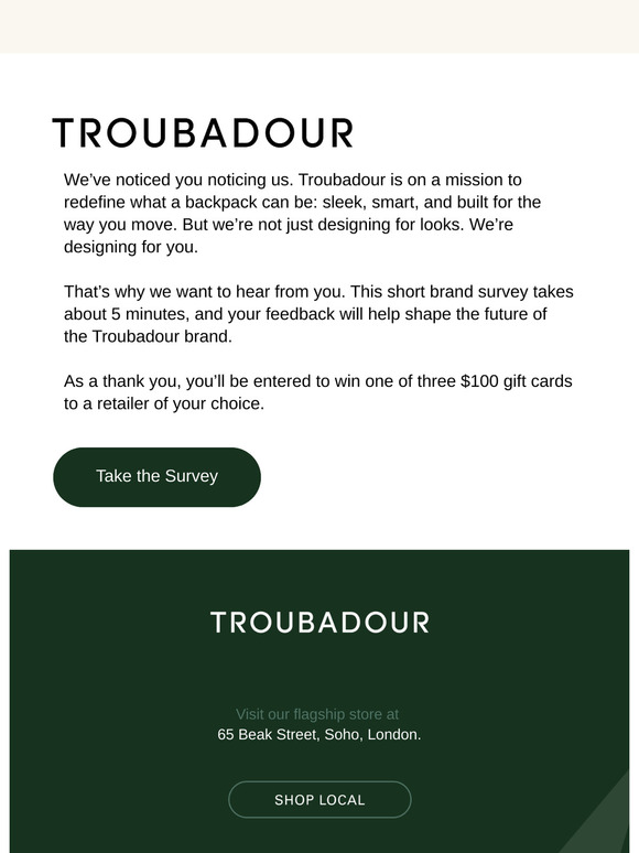 Brand Survey: Trade 7 minutes for a chance at $100