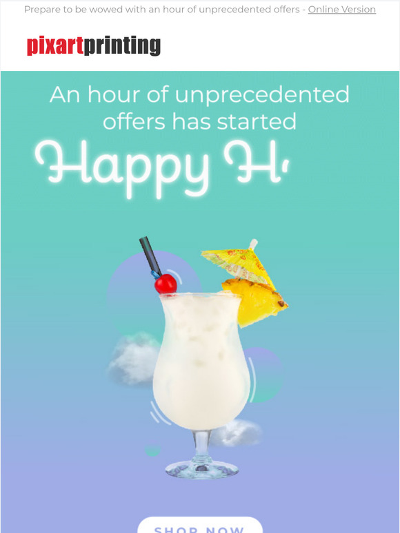 Explore a world of unmissable offers: Happy Hour has begun!