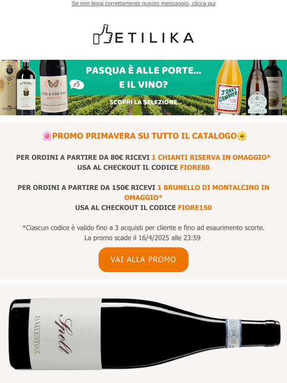 Montepulciano Riserva Spelt La Valentina, Vermentino La Pettegola, Bellone Cincinnato