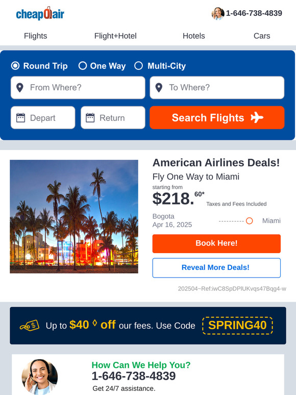 ✈ American Airlines Deals! Fly from $218.60