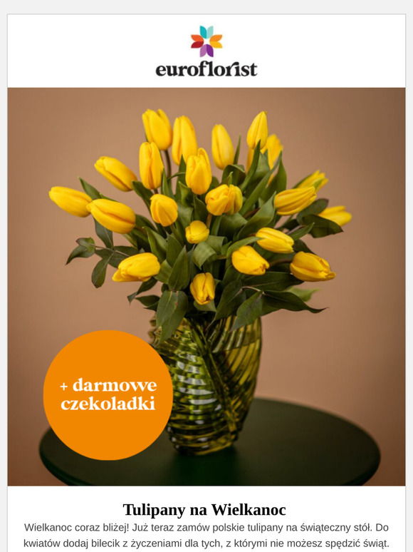 Tulipany na Wielkanoc🌷Twoje życzenia doręczone z kwiatami