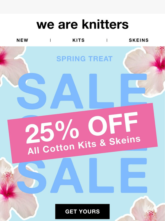 Hello Spring, Hello 25% Off Cotton 🎉