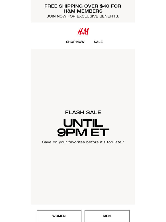 25% off starts now