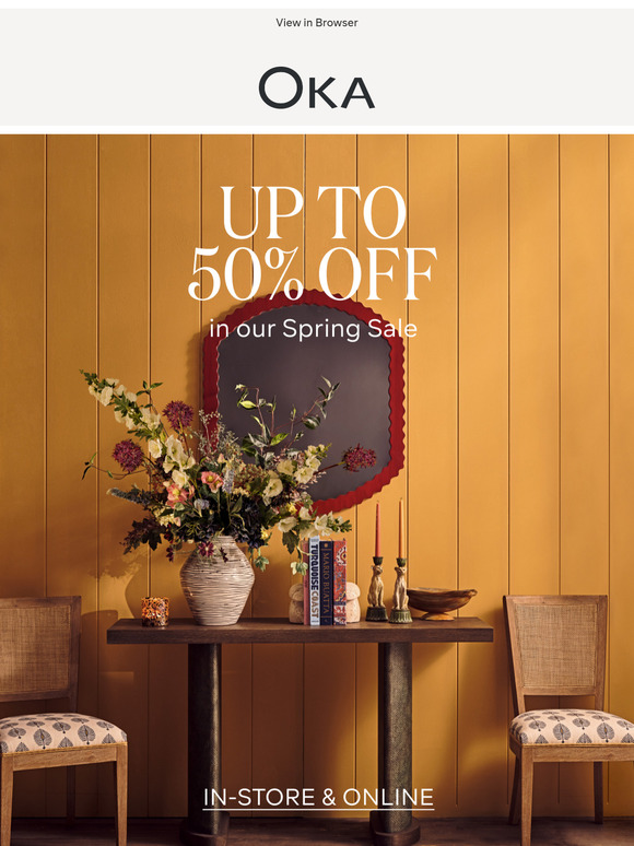 Get Set For Our Spring Sale