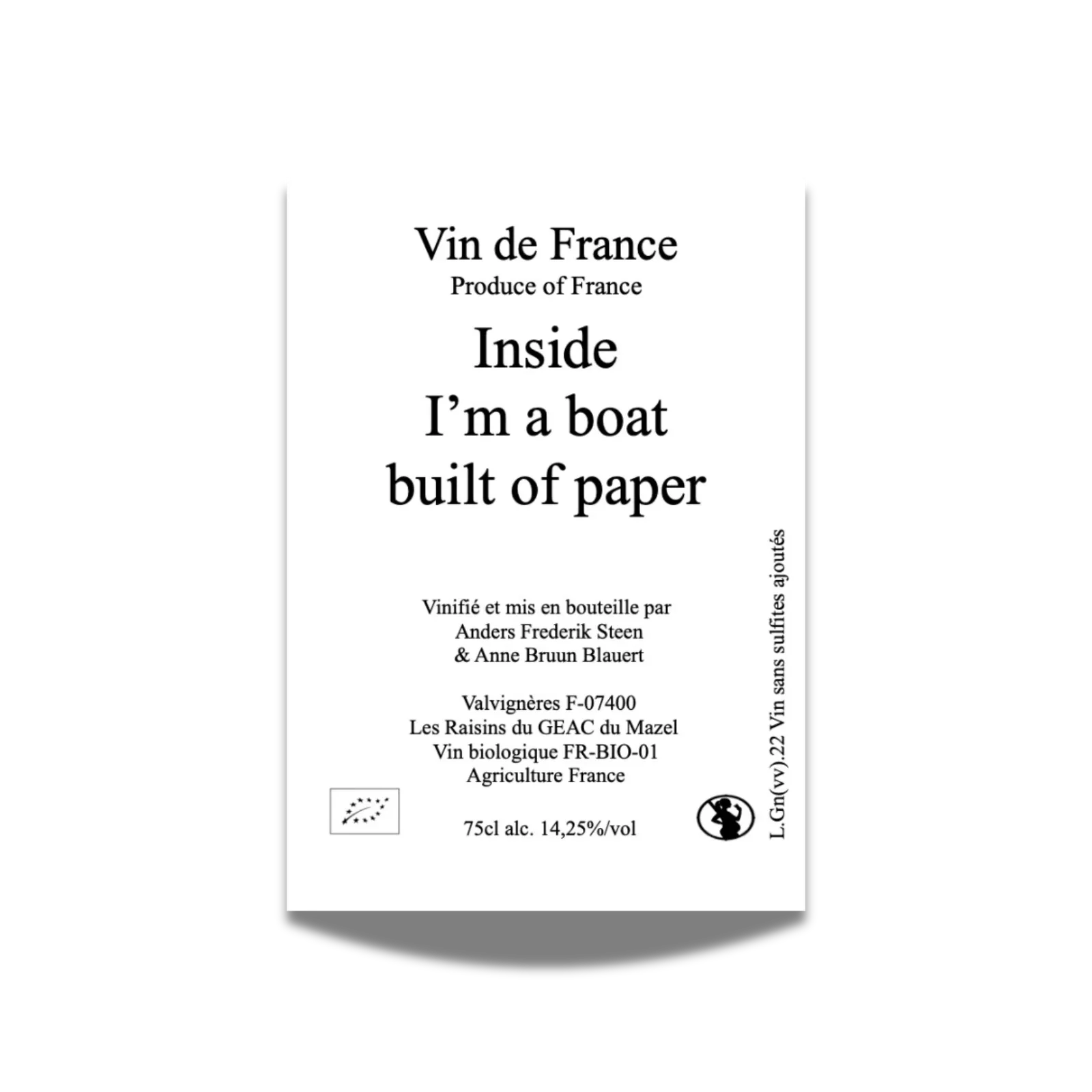 Image of Inside I`m a Boat Built of Paper 2022