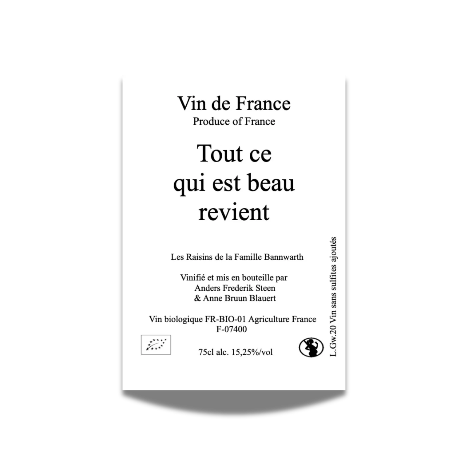 Image of Tout Ce Qui est Beau Revient 500 ml 2020