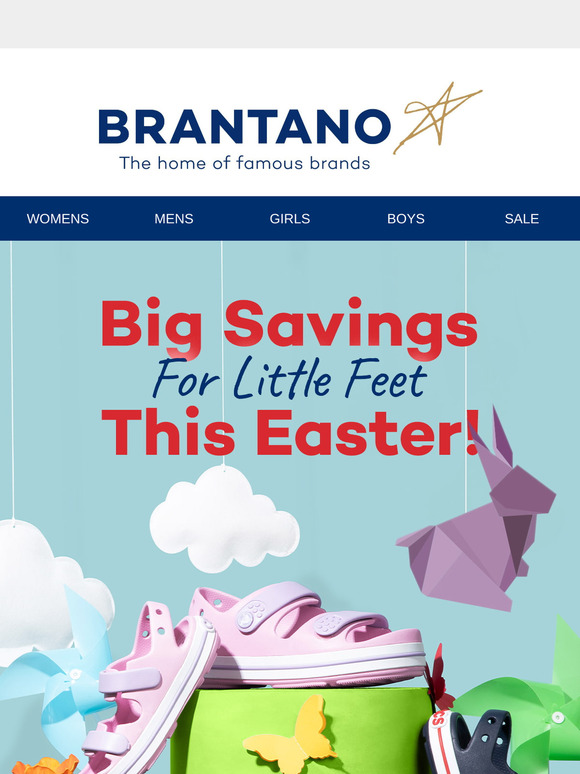 Big Savings for Little Feet This Easter! 😄