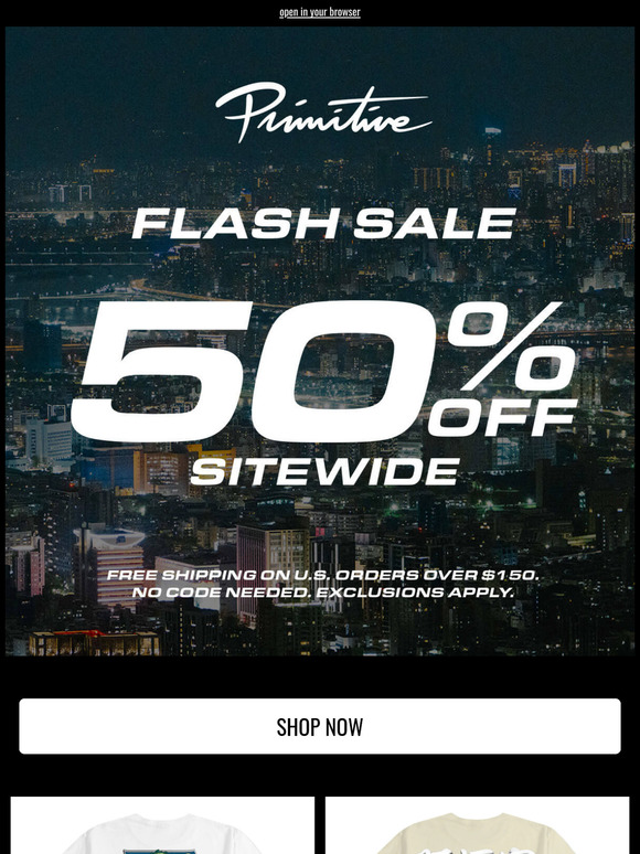Don't Miss Our Flash Sale! 🚀