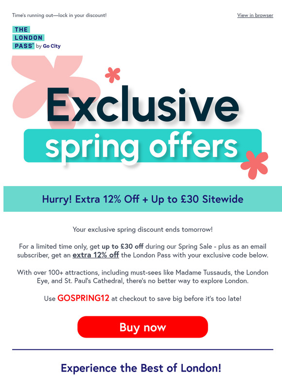 Spring Savings – Your 12% Off Ends Soon! ⏳
