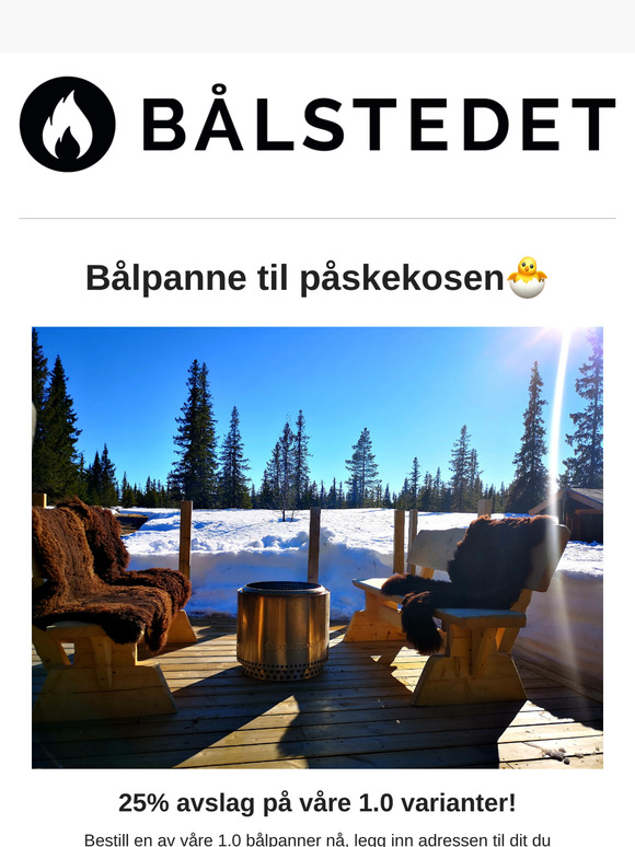 Siste mulighet før påske!