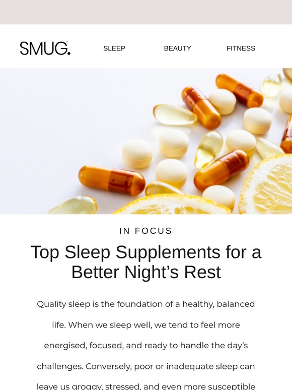 Top Sleep Supplements for a Better Night’s Rest