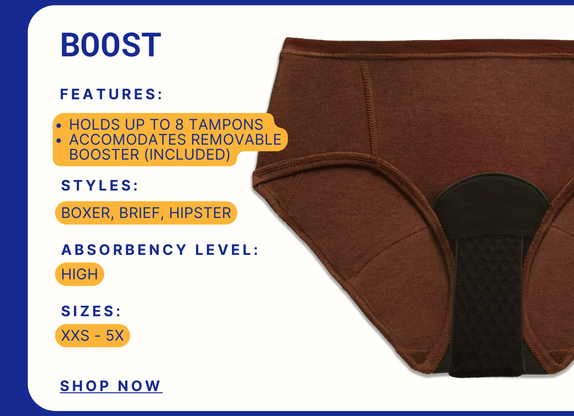 Shop BOOST Period Underwear