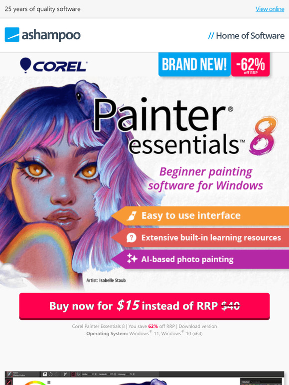Corel Painter Essentials 8 – Your Creativity, Your Artwork