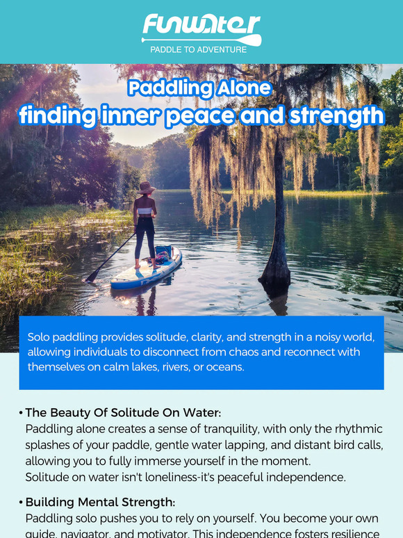 Paddle Solo, Find Your Peace — Start Your Journey Today