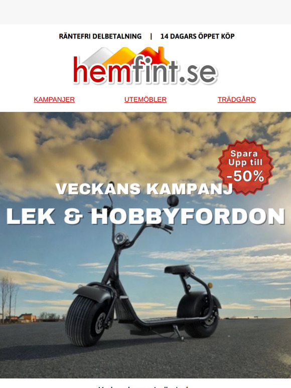 Veckans kampanj rullar in  🤩