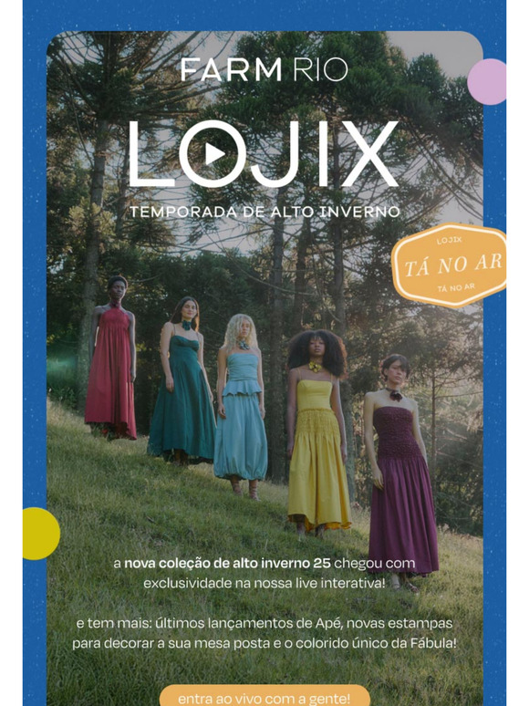 COMEÇOU: LOJIX LANÇAMENTO DE ALTO INVERNO 📢