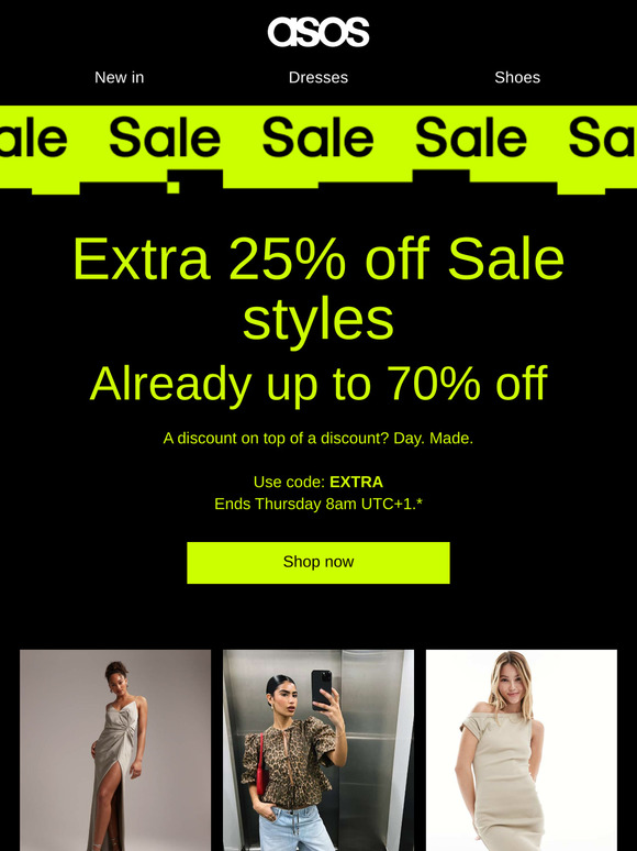 Extra 25% off Sale styles