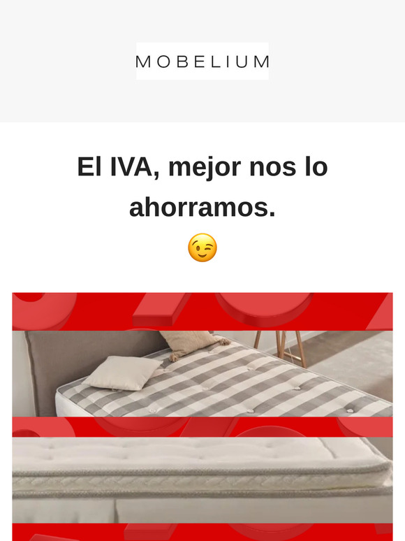 ⏳ ¡Últimos días de nuestra Semana sin IVA en Mobelium! 🛏️