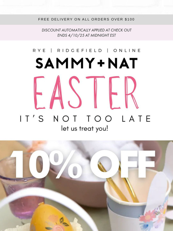 A Sweet Surprise, Just in Time for Easter 🌸🐰 10% OFF