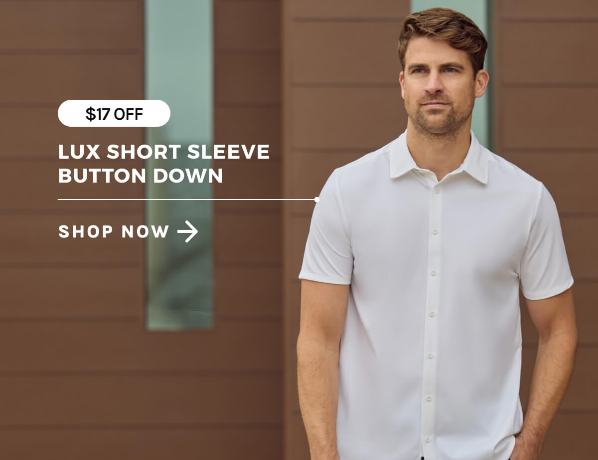 LUX Short Sleeve Button Down ; $17 off | Shop Now