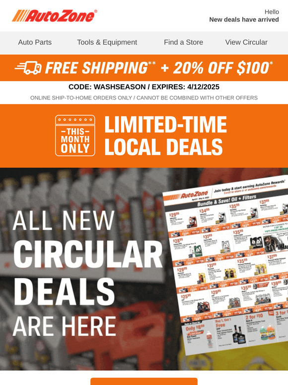 April deals are here