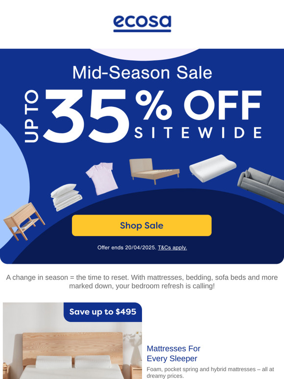 Mid-SeaZzzon Sale Now On