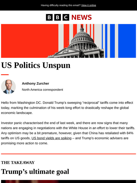 US Politics Unspun: What’s behind Trump’s tariffs gamble
