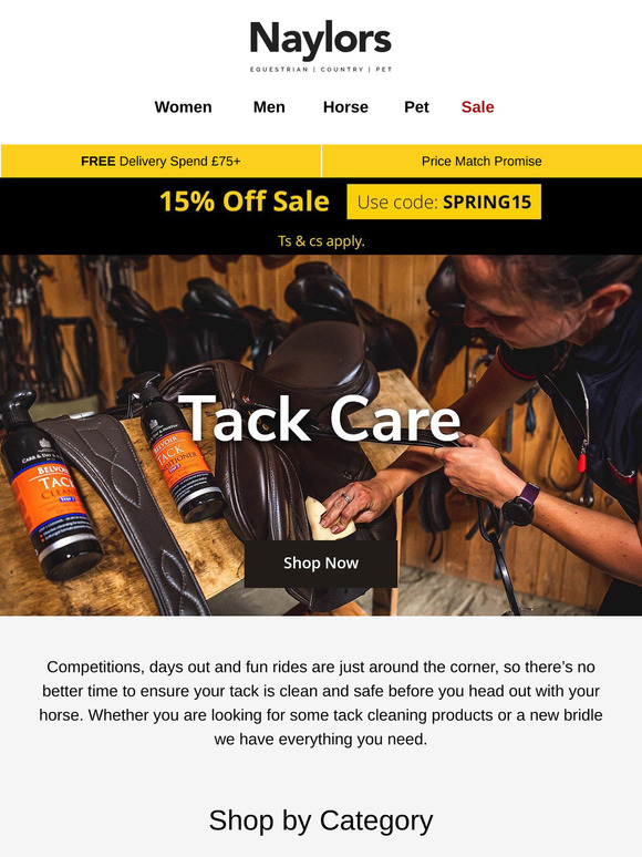 🧽 It's Time To Give Your Tack A Spring Clean