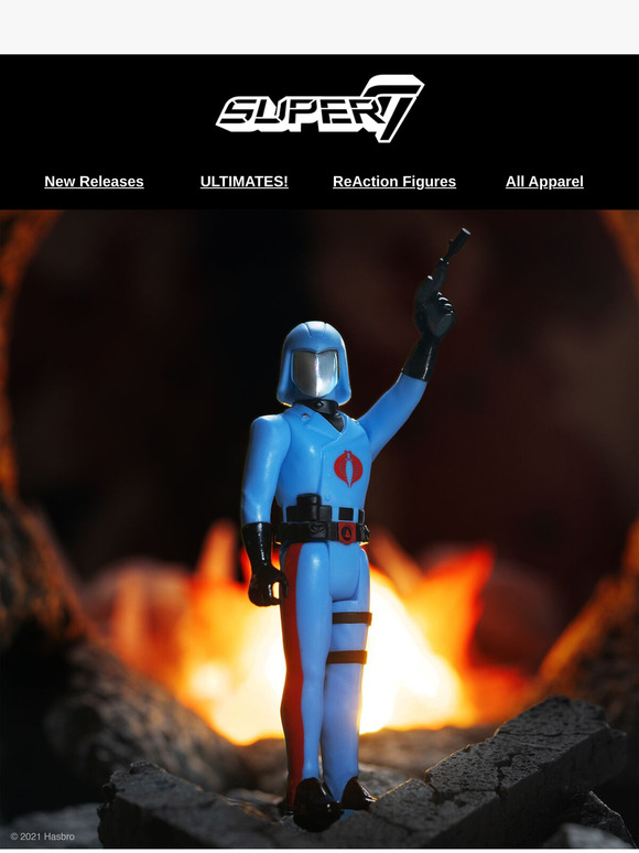 Now at Super7: Cobra Commander & Snake Eyes Figures