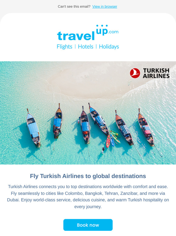 Travel the world with Turkish Airlines