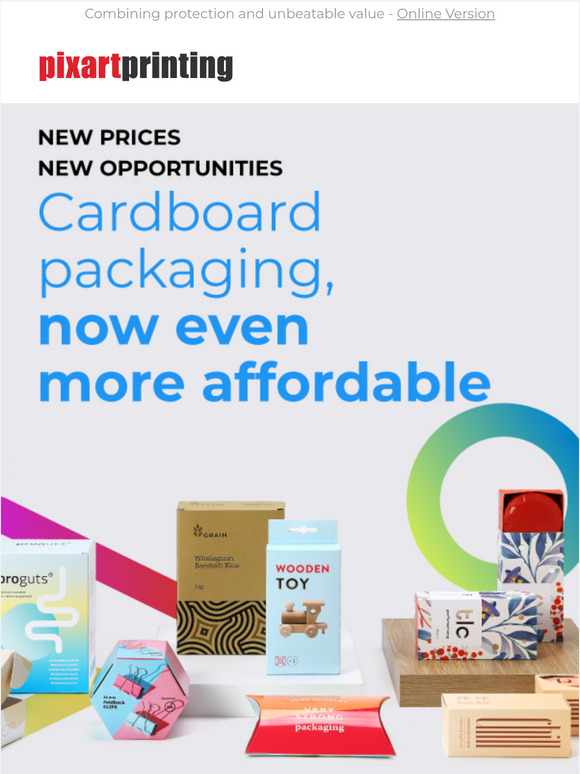 Cardboard packaging: affordable and versatile
