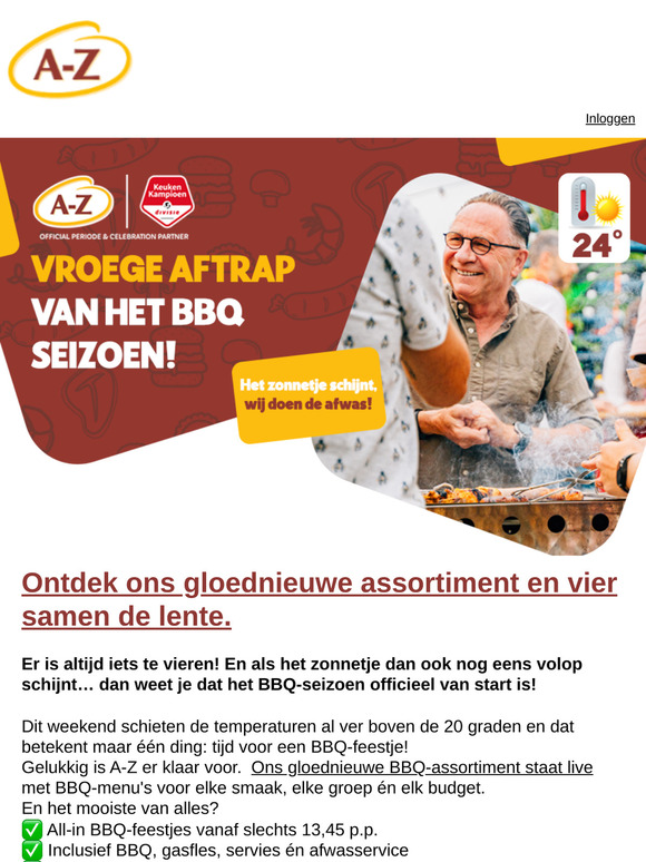 Vroege aftrap van het BBQ-seizoen!☀️