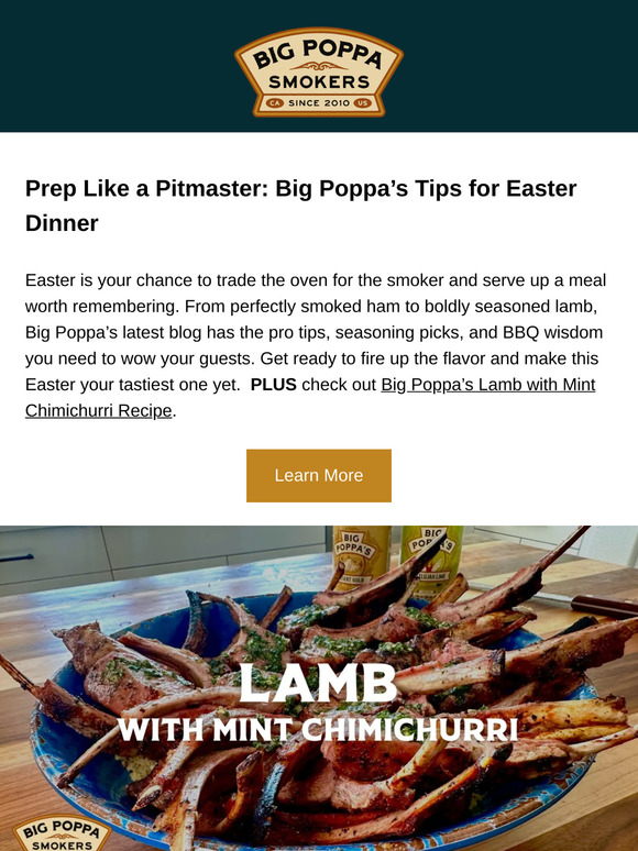 Easter Dinner, Big Poppa Style: Tips for a Flavor-Packed Feast