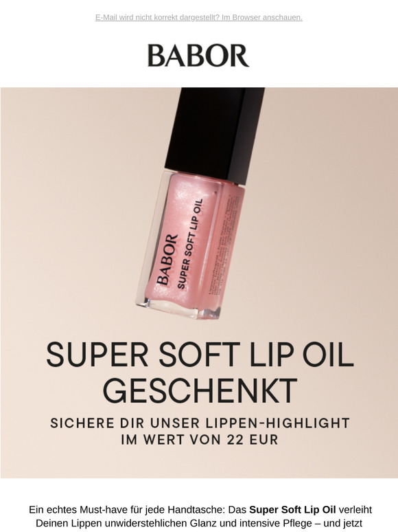 Lip Oil geschenkt – Dein Must-have für gepflegte Lippen! 💋