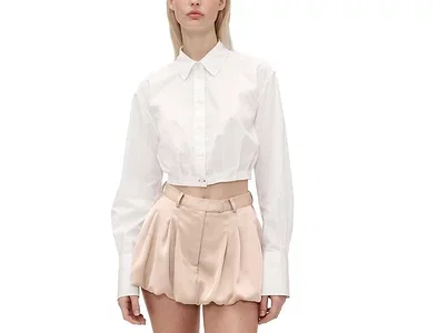GapStudio Poplin Cropped Shirt