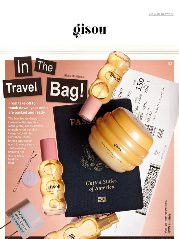 Mini, mighty and made for travel ✈️
