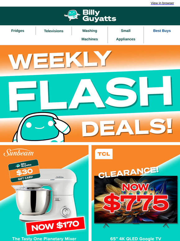 ✨Weekly FLASH Deals are HERE!✨ Grab a bargain!