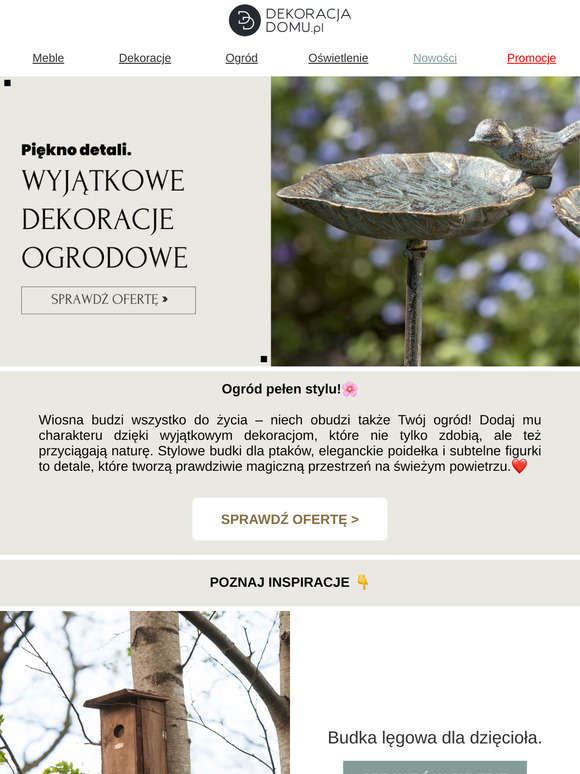 Dekoracje ogrodowe dla każdego!🦉 Poznaj wyjątkowe inspiracje. 😍