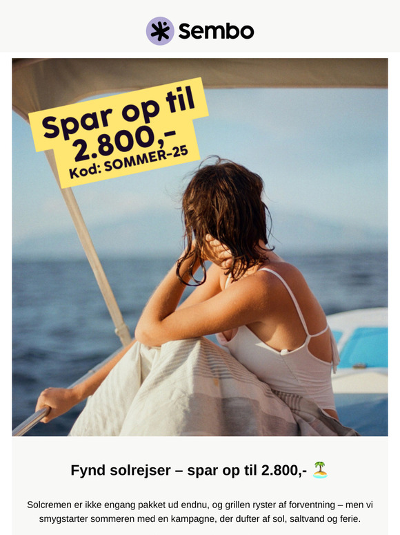 Nu giver vi dig 10 % rabat på vores håndplukkede hoteller til sol og strand 🏖️
