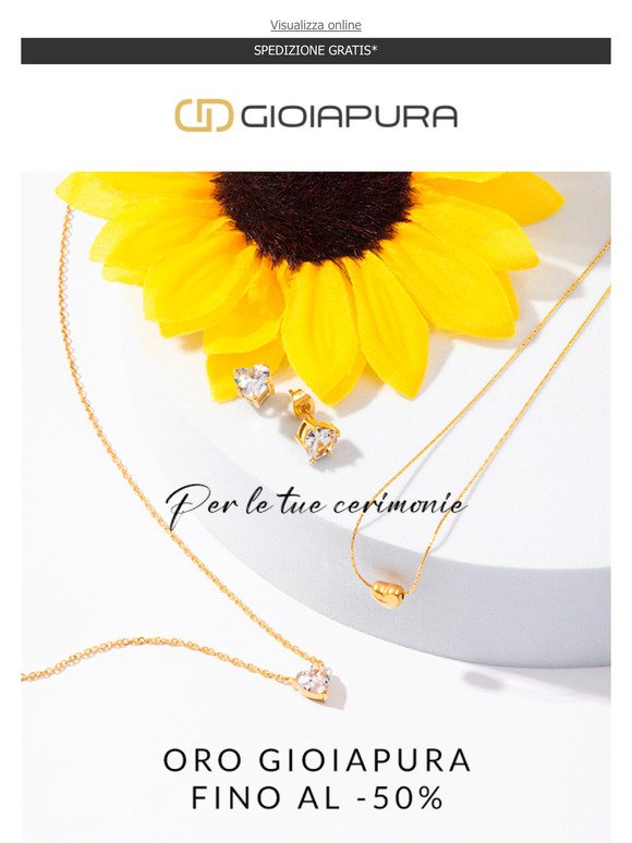 Cerimonia in vista? Questo è il tuo momento d’oro 💛