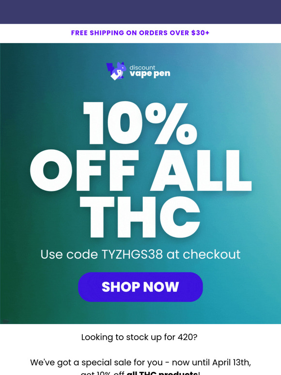 10% OFF ALL THC 🍃😶‍🌫️